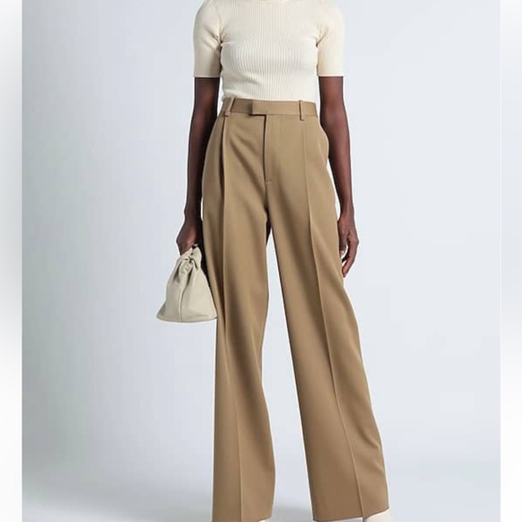 Zara full length pants, flowy designer like - Picture 3 of 7